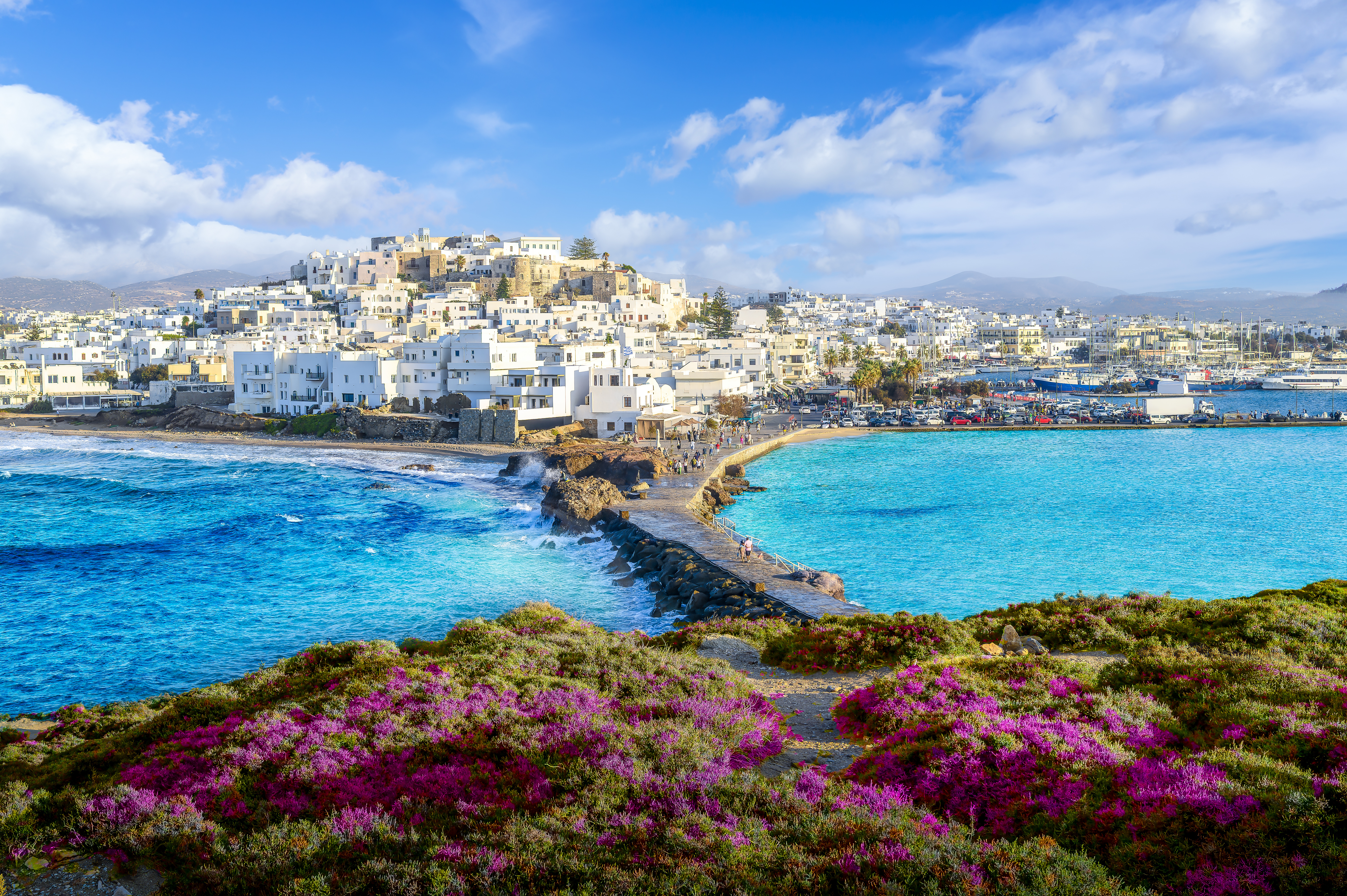 Enjoy crystal waters around Naxos