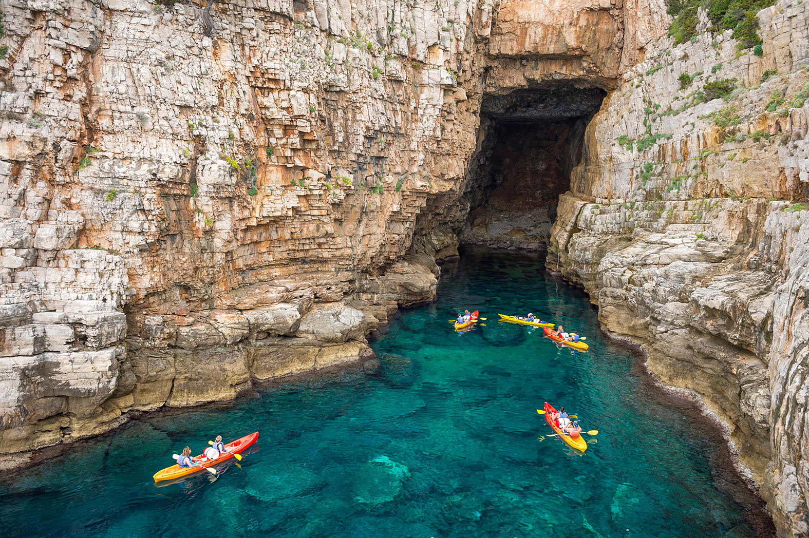 Explore hidden coves