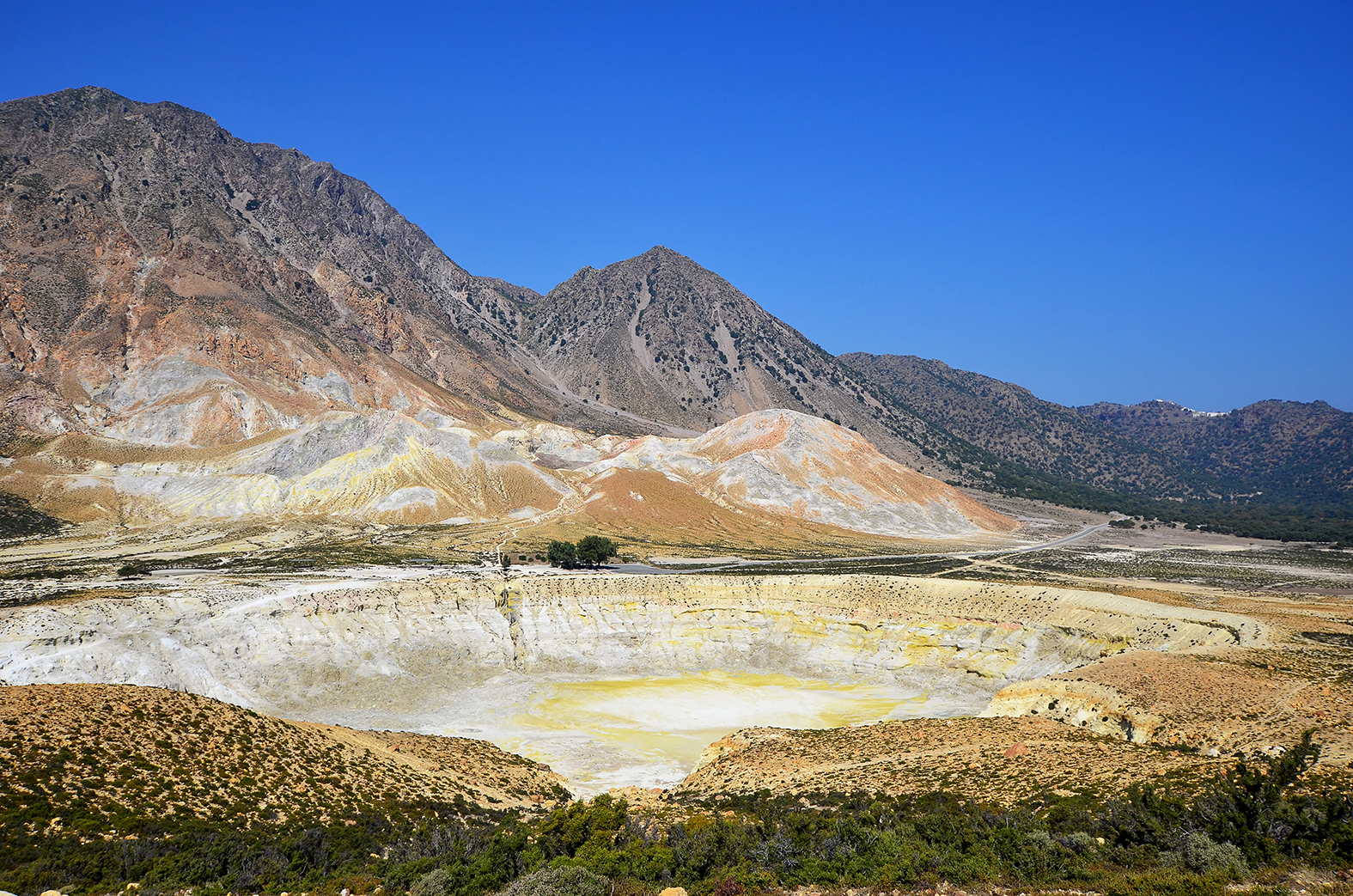 Visit active crater on Nisyros